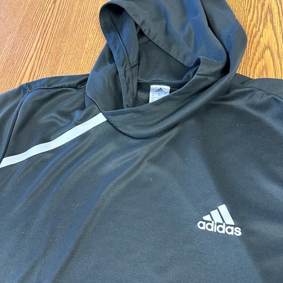 Adidas Hoodie Short Sleeve Size 2XL - Picture 4 of 5